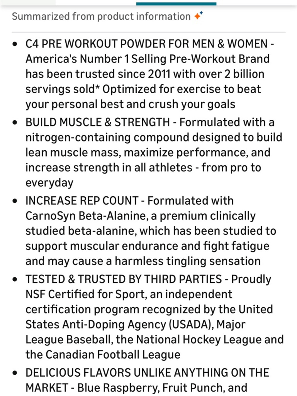 C4 SPORT Pre-Workout. Unopened - Picture 4 of 4